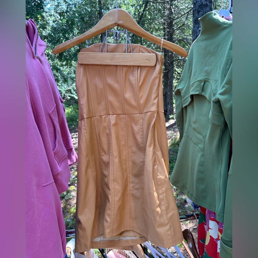 Zara leather dress